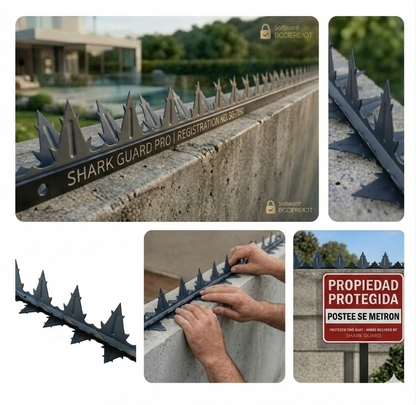 Puntas Rejas Tiburon Dobles 2mm (15 Unidades) - La barrera que los ladrones no cruzan.